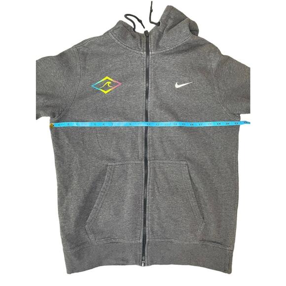 Nike Surf Cup BEST OF THE BEST 2015 Mens Full Zip Up Hoodie Gray SZ Medium - GUC - Picture 10 of 13
